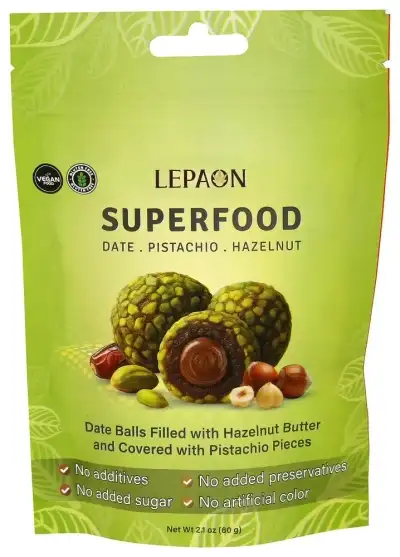 Lepaon Chocolatier Superfood Ball Pistachio