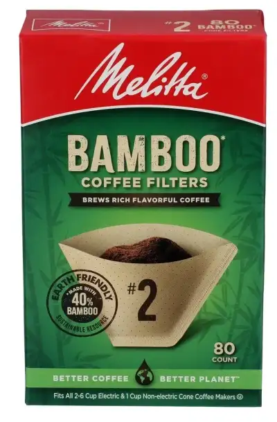 Melitta Coffee Fltr Bmboo Brwn No2
