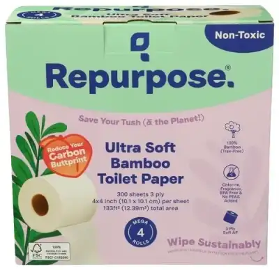 Repurpose Bath Tissue Bamboo 4Pk