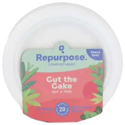 Repurpose Plates 6In Dessert 20Pc