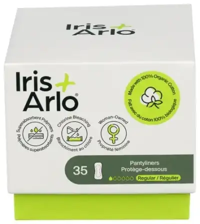 Iris Arlo Pantyliners Cotton Og Reg