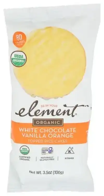 Element Snacks Rice Cake Van Orange