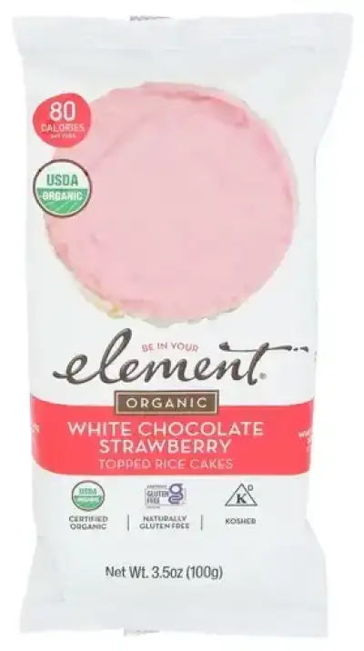 Element Snacks Rice Cake Strwb N Crm