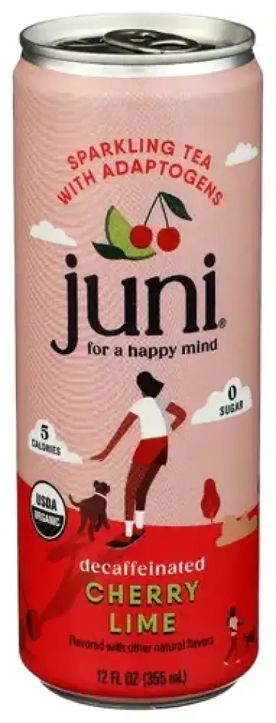 Juni Tea Spk Dcaf Cherry Lime