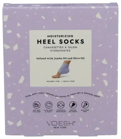 Voesh Socks Mstrzng Heel Prple