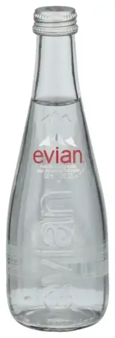 Evian Water Still Glass Loose