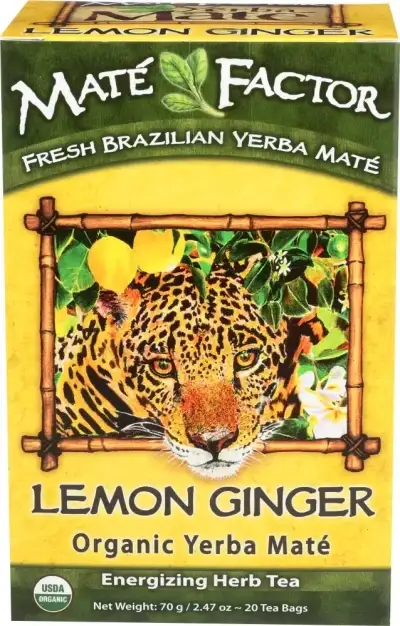 Mate Factor Tea Yerba Lmn Gngr Org