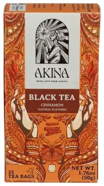 Akina Tea Black Cinnamon 25Bg