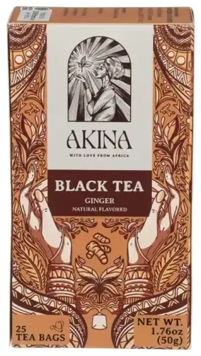 Akina Tea Black Ginger 25Bg