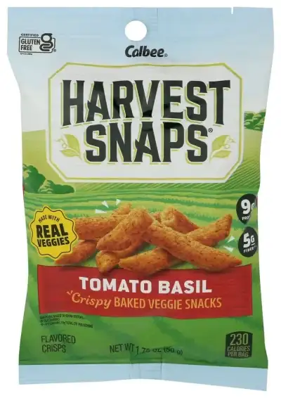 Harvest Snaps Snack Crisps Tomat Basil