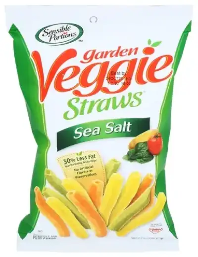 Sensible Portions Straws Veggie Sea Salt