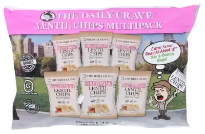 The Daily Crave Chips Lentil Multipack
