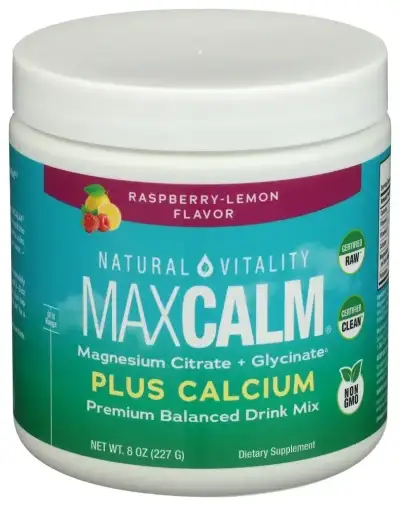 Natural Vitality Calm Calcium Rasp Lemon
