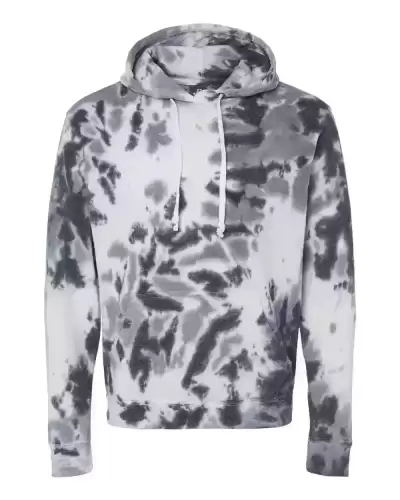 J America 8861 Men's Tie-Dyed Fleece Hooded Sweatshirt 2 Pack