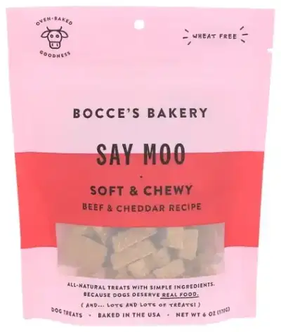 Bocces Bakery Treat Dog Beef Cheddr