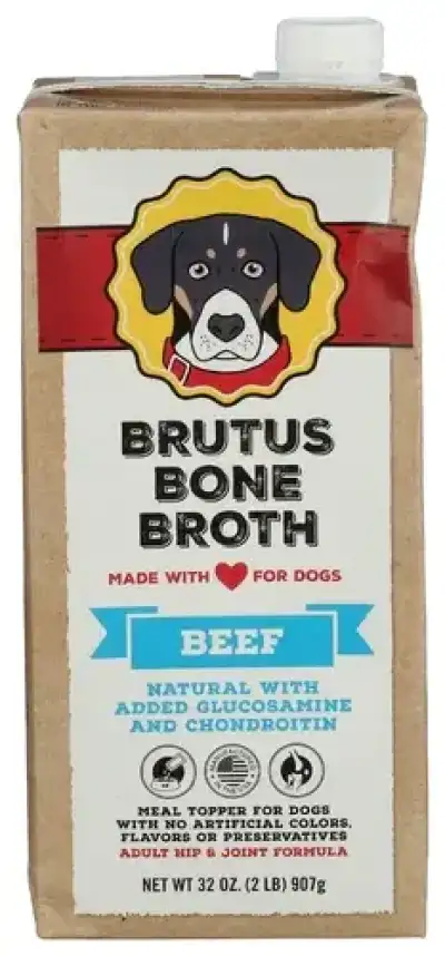 Brutus Broth Dog Bone Beef Broth