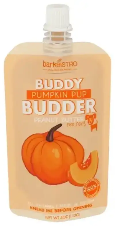 Buddy Budder Dog Pnut Buttr Sqz Pumpk