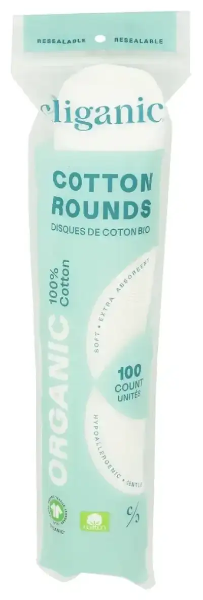 Cliganic Cotton Rounds Organic