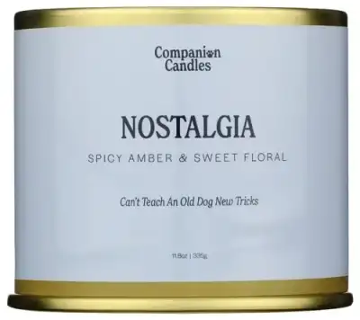Companion Candles Candle Tin Amber Floral