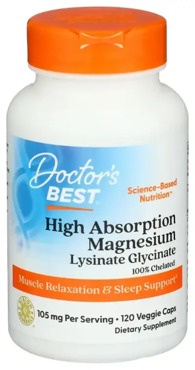 Doctors Best Magnesium Lysinate Glycnt