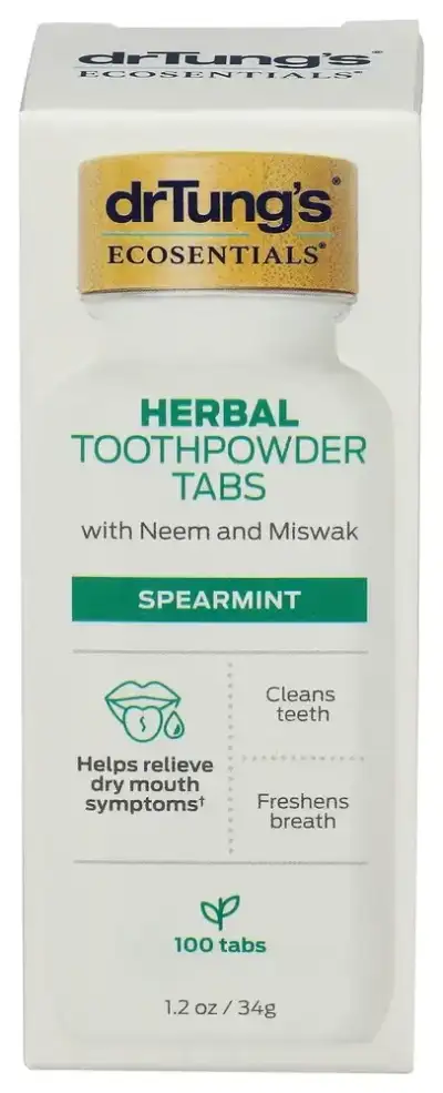 Dr Tungs Tabs Toothpowder Sprmnt