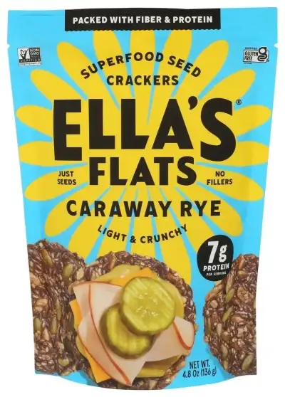 Ellas Flats Crackers Caraway