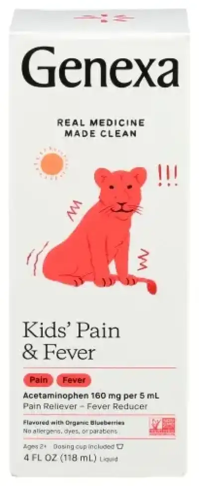 Genexa Pain Fever Otc Kids