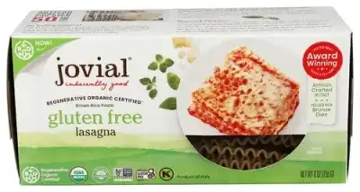 Jovial Pasta Brown Rice Lasagna Org