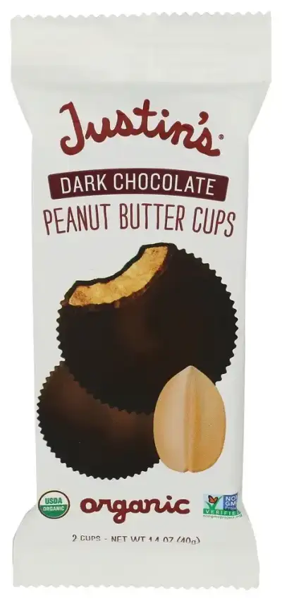 Justins Choc Cup Pntbttr Drk