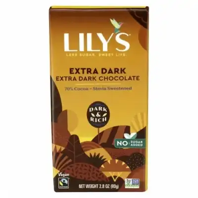 Lilys Sweets Choc Bar Xdrk 70%
