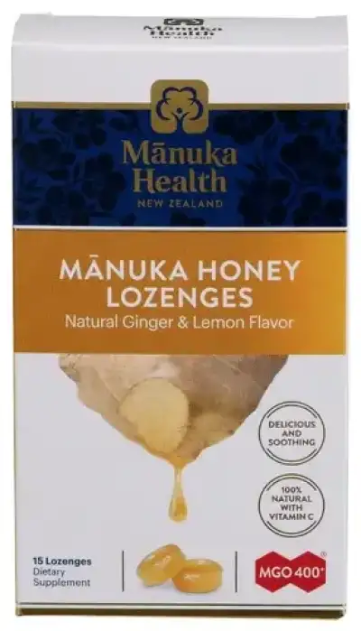 Manuka Health Lozenge Hny Gingr & Lmn