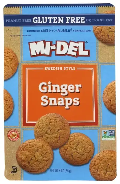 Midel Cookie Snap Ginger Gf