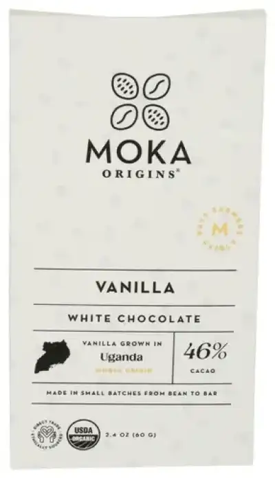 Moka Origins Choc Bar Vanilla White