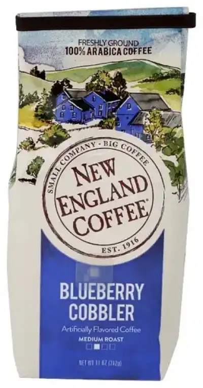 New England Coffee Coffee Blueberry Cobbler