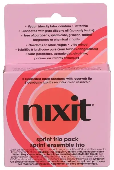 Nixit Condoms Latex 3Pk