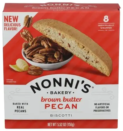 Nonnis Biscotti Brwn Butr Pecan