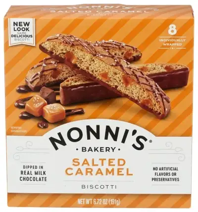 Nonnis Biscotti Salted Caramel