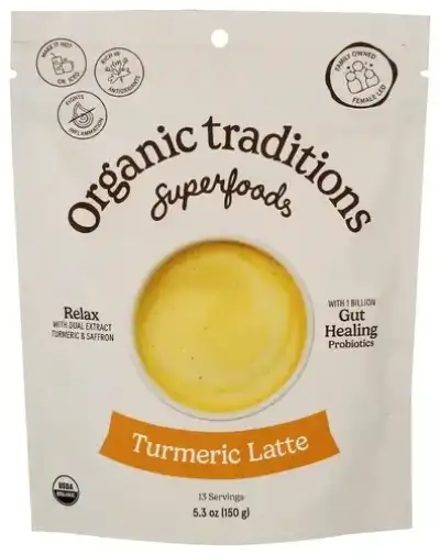 Organic Traditions Superfood Latte Turmeric