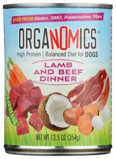 Organomics Food Dog Flavr Lamb Beef