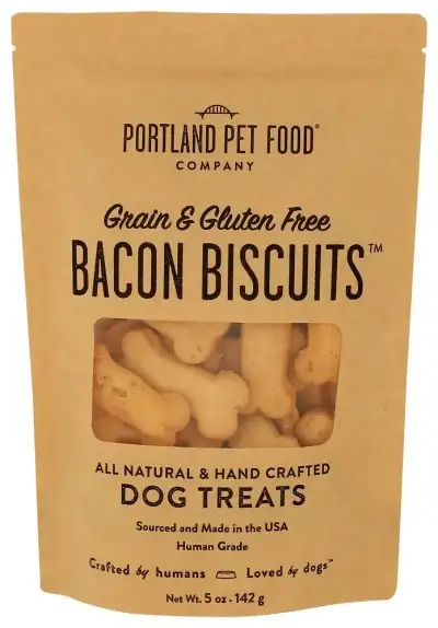 Portland Pet Food Company Biscuit Dog Bacon