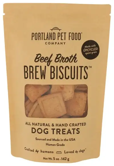 Portland Pet Food Company Biscuit Dog Beef Broth Br