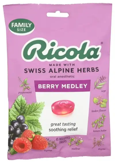 Ricola Lozenge Berry Medley