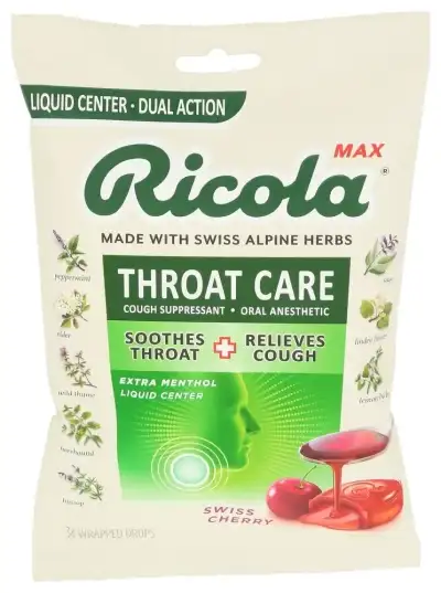Ricola Lozenge Max Cherry 34Ct