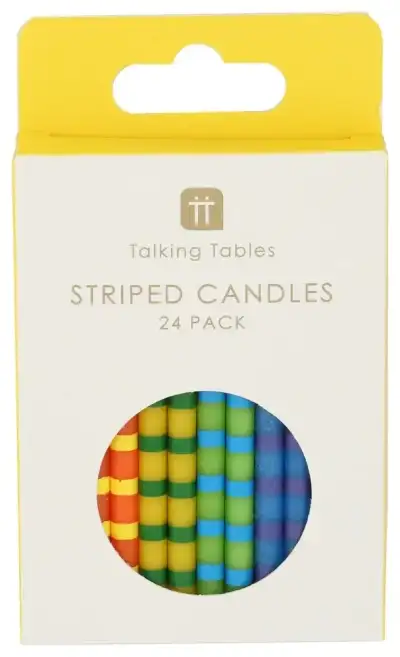 Talking Tables Candle Birthday Stripe