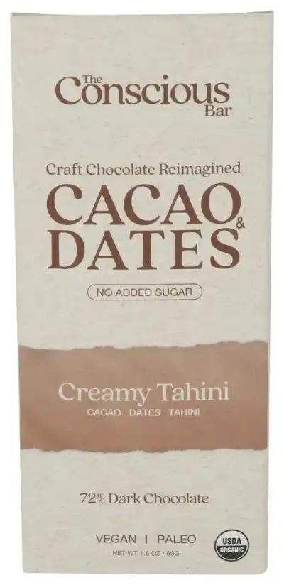 The Conscious Bar Dates Creamy Tahini