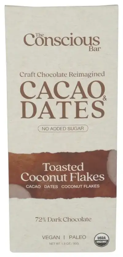 The Conscious Bar Dates Toasted Coconut