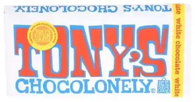 Tonys Chocolonely Chocolate Bar White