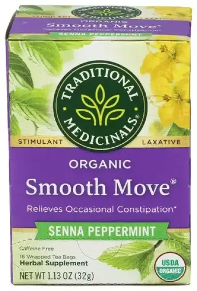 Traditional Medicinals Tea Smooth Move Ppprmint