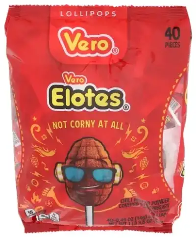 Vero Candy Elote Chile Lollipops 40