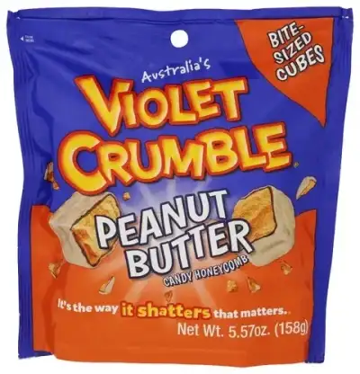 Violet Crumble Bites Peanut Butter Crmb